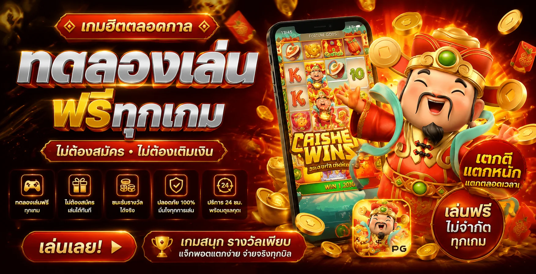 หน้าทดลองเล่นสล็อต PG SLOT ฟรีบน TH2VIP ไม่ต้องสมัคร